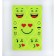 Smiles “Smiles”, 11 pcs on the sheet, yellow color