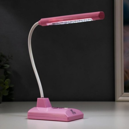 Table lamp 16291/1PK 16xLED 2W 2 USB AKB modes Pink 9x12x46 cm Risalux-1