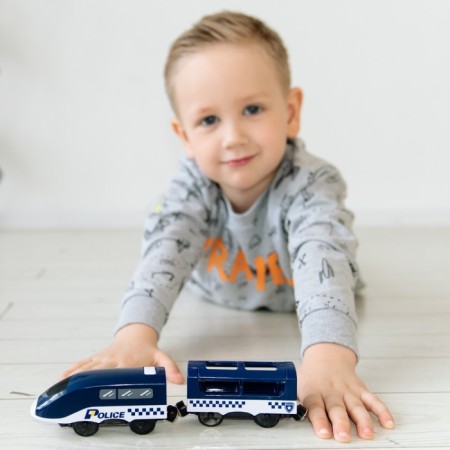 Train toy "Police Party", 2 items, on batteries