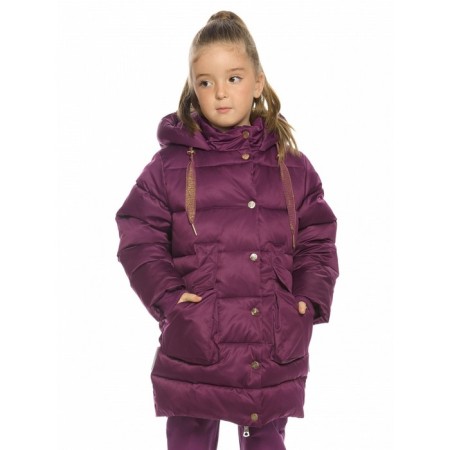 Coat for girls, height 98 cm, lilac color