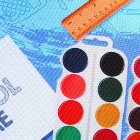 A4 notebook folder on lightning textiles 70mm 360 x 260 “September 1: School”-10