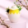 Easter decor "chicken in a hat" 10 × 10 × 14.5 cm