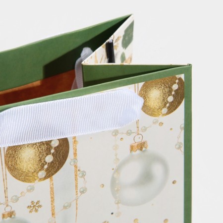Package for a bottle of "Happy holiday", 13 x 36 x 10 cm, New Year-6