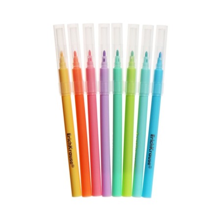 Fleeters 8 colors Erichkrause Easy Washable Pastel, washed off, ventilated cap, euro suspension-2