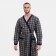 Male robe, brown color, size 50