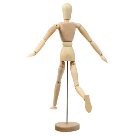 Wooden model - 41 cm person-3
