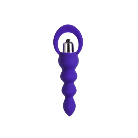 Anal sleeve Todo by Toyfa Twisty, silicone, purple, 14 cm, Ø 3.2 cm-1