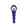 Anal sleeve Todo by Toyfa Twisty, silicone, purple, 14 cm, Ø 3.2 cm