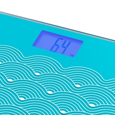 Floor Libra Maunfeld MBS-183G03, electronic, up to 180 kg, 1HAAA (in the set), turquoise-2