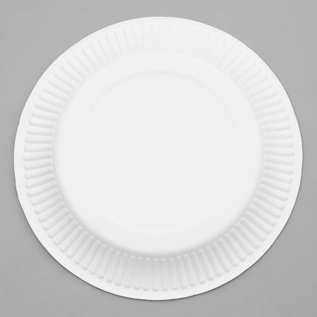 Disposable paper plate "Happy Birthday", 18 cm-4