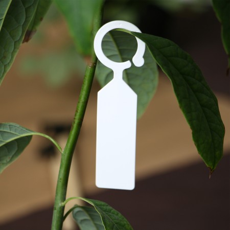 Garden tags for marking, 10.5 cm, set 20 pcs., Marker, plastic, white, Greengo-5