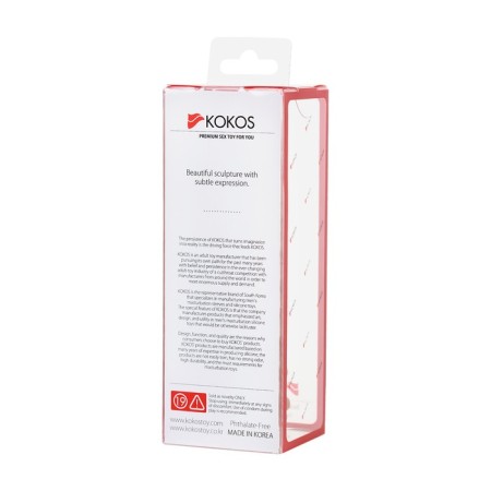 Kokos nozzle is realistic with additional stimulation, TPE, bodily, 12.7 cm-7