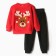 Kit for children (sweatshirt, trousers), red color, height 110 cm