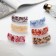 Halfish hair clip "Eclipse" 6 cm, mix