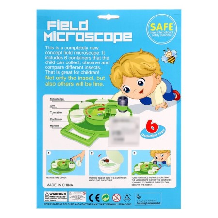 Set for research: microscope, 6 containers-7