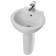 Sanita Luxe "Art" pedestal, white color