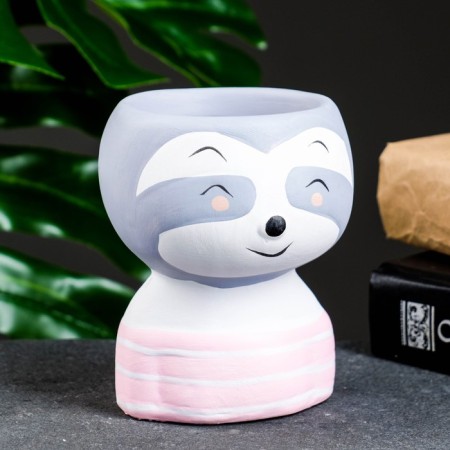 Pit "Sweet Raccoon" Pink, 6x11cm-1
