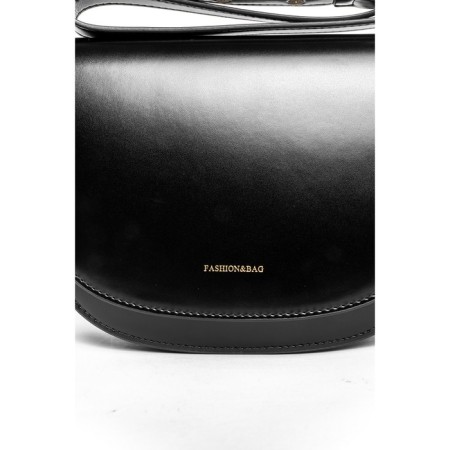Bag Cross-Body Women's, genuine leather, Ludor black, 20x6x12 cm-2