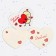 Valentine's postcard double "For you!" heart