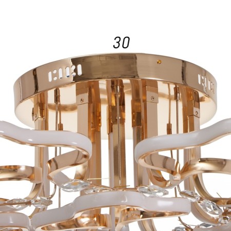 Chandelier 1685/12 LED 192W 3000-6000k gold 75x75x26 cm Bayerlux-5