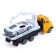 Metal truck "Evaciatorial", with a machine, inertia, mix