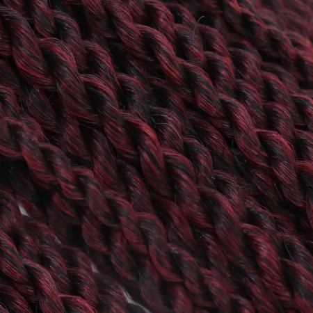 Senegal Twist, 55-60 cm, 100 g (CE), burgundy/raspberry color (#t/bug)-1