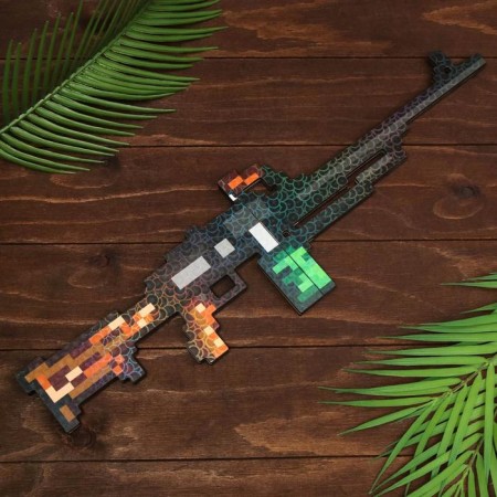 Wooden souvenir "modernized machine gun"