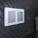 W4520006 touch switch, two -key, with backlighting, 1000 watts, silver