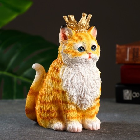 Figure "Cat Charles" Red, 13x10x16cm