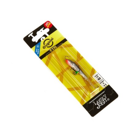 Balancir Lucky John Fin 4 + tee, 6 cm, color 13h blister-6