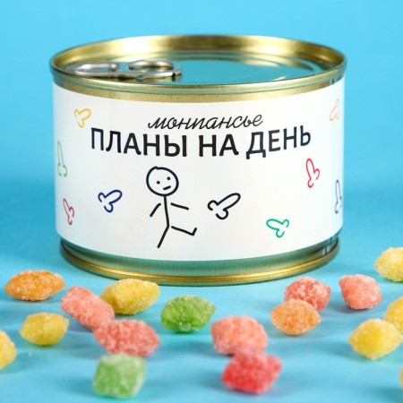 Monpensier "Plans for the Day", Caramel Ledenetsovo at a canvas bank, 140 g