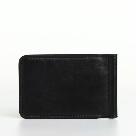 Build clip, 11*1*8 cm, 1 d/cards, d/coins, on magnet, black-1