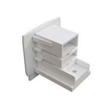 The end of the end for the Technical Trac-31W, 3.1x3.3.3.3 cm, white color is white.