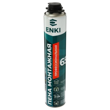 Installation foam Enki 65, all -season, professional, 720 g