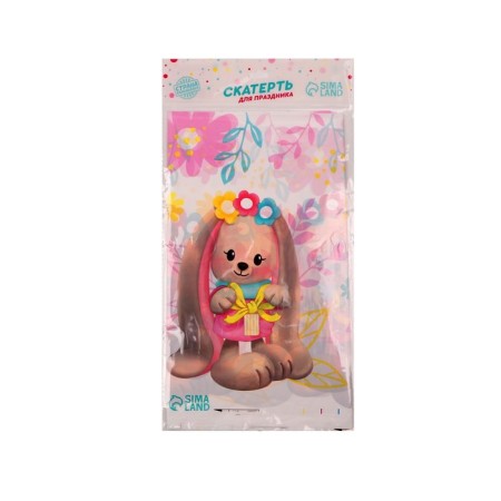 Disposable tablecloth "LI LU", 137 × 180 cm, bunny-2