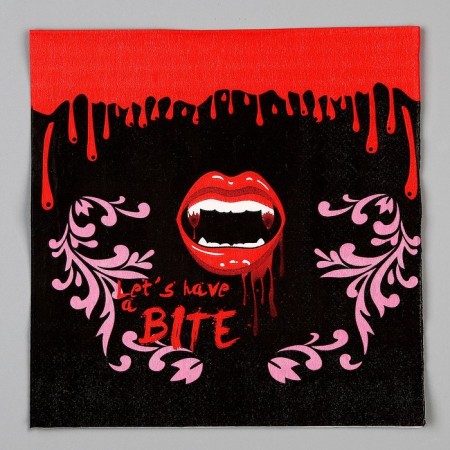Paper “lips” napkins, in a set of 20 pcs.-1