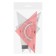Set of triangles 3 pcs. Calligrata 45* Katet 18 cm, with a transporter, transparent