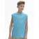 T -shirt for boys, height 134 cm, azure color