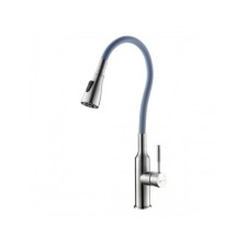 LEMARK LM5082S-GRAY kitchen mixer, single-leaf, flexible spout, 2 functions, gray