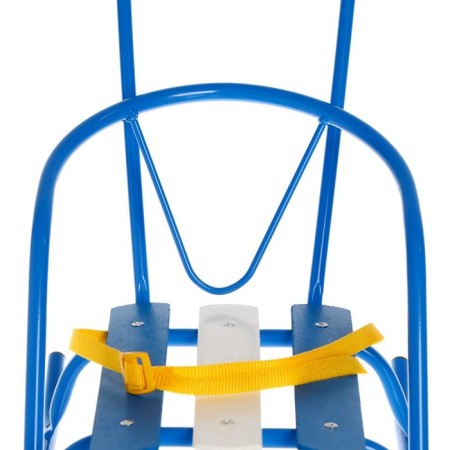 Puppet sledges with a pusher, blue color-1