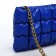 Lightning bag bag, long chain, blue color