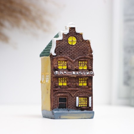 Figure "City House" 3.5x4x8cm, mix-5