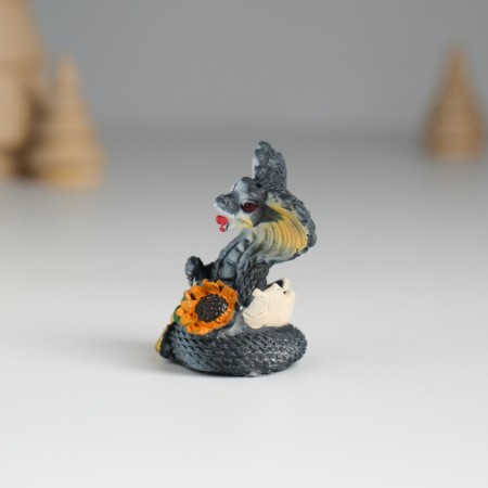 Polystone souvenir "Suncture with sunflower" mix 7x3x4.3 cm-6