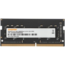 Memory DDR4 4GB 2666MHz Digma DGMAS426666004S RTL PC4-21300 CL19 SO-Dimm 260-PIN 1.2V SINGLE 100449