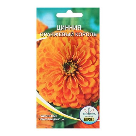 Flower seeds annual zinnia orange king 0.2