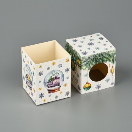 New Year's Bonbonniere “Snow Shar”, 6.2 x 7 x 6.2 cm, New Year-3