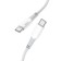 Hoco X70, Type-C cable-Type-C, 60 W (Laptop charging), 3 A, 1 m, nylon braid, white