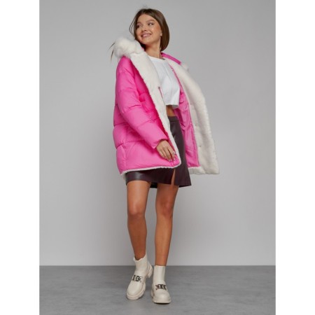 Winter jacket, size 48, pink color-12