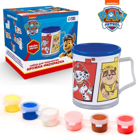 Muging Painting Mug The Schoenat Team Adverse, Puppy Patrol-1