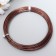 Wire for creativity d 1mm, brown steering wheel. 10 m